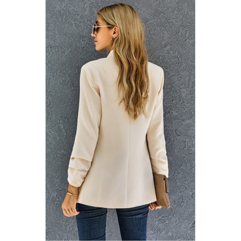 Apricot Uptown Girl Pocketed Blazer